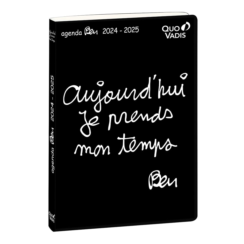 

Quo Vadis September Daily Diary Planner Starting September Daily BEN Text Agenda A je prends mon temps in a relaxed qvbentextA [Starting 2024]