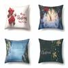 Weihnachts-Themen-Kissenbezüge Auto Zubehör Büro Santa Claus Wohnzimmer Sofa Hause Kissenbezüge