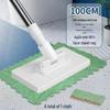Hands-Free Press Mop with Easy Disassembly and Reusable Wet Wipe Feature