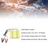 Smart Battery Charger High Low Power Trickle Automatic Battery Maintainer Desulfurizer for Car Motorcycle Mower GEL SLA WET