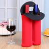 Bottle Protective Cover Portable Wine Bottle Cooler Neoprene Outdoor Insulated Double Bottle Protective Cover