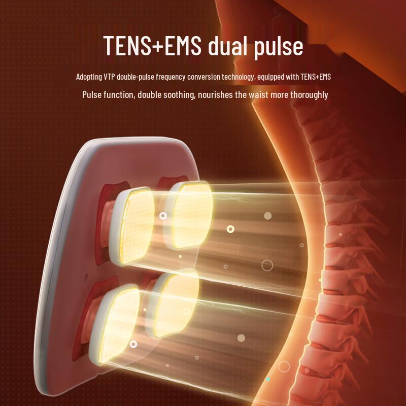 

Karen s German Dual Pulse Lumbar Massager with Graphene Heating