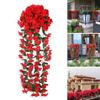 Faux Hanging Flowers with Soft Petals Realistic Faux Flowers Vibrant Artificial Hanging Flowers for Home Garden Yard Decoration