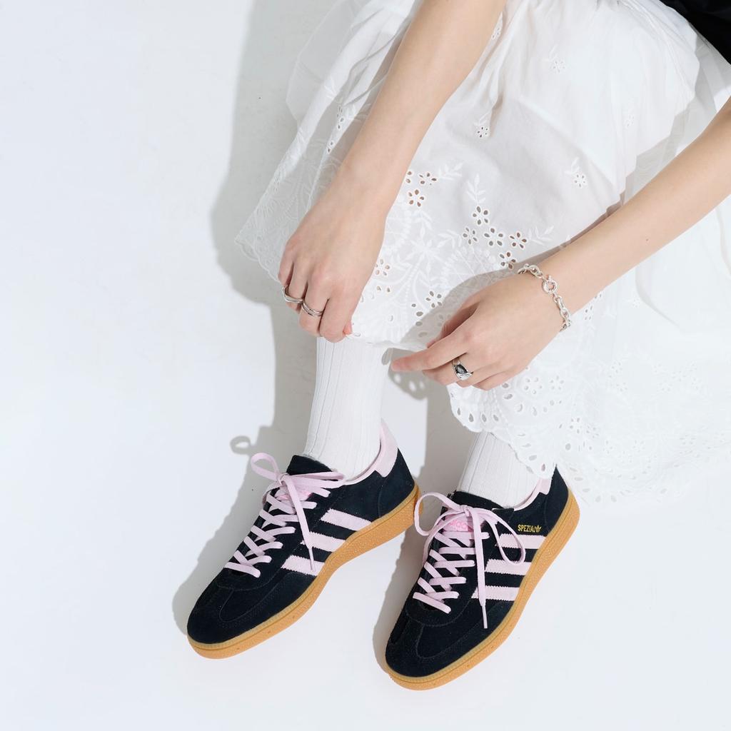adidas Handball Spezial IE5897 Unisex Originals Sneakers Core Black / Clear Pink / Gum