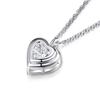 925 Silver Love Jewelry Necklace Women's Cross-Border Jewelry Heart Pendant Neck Chain Sterling Silver Accessories Light Luxury