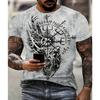 Summer 3D Printed Men's Casual T-shirt