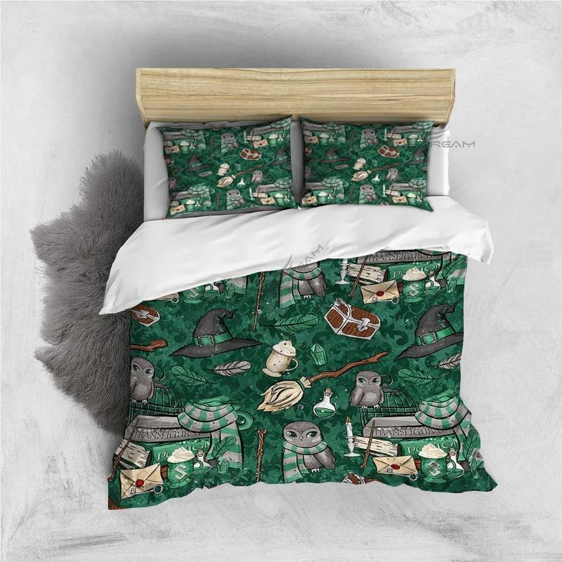 Classic Movie Elements Patterns Comforter Bedding Set,Duvet Cover Bed Set Quilt Cover Pillowcase,King Queen Size Bedding Set