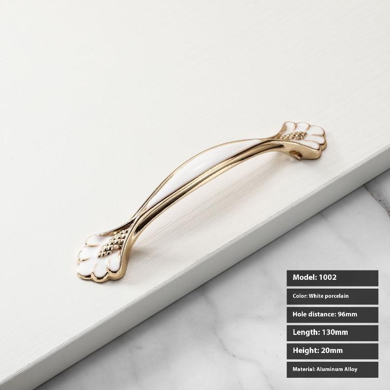 Retro Antique Cabinet Door Handles Kitchen Cupboard Pulls Drawer Knobs Solid Aluminum Alloy Hardware