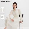 Autumn 2026 Pleated Lapel A-Line Dress