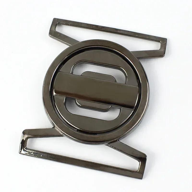 1/2/4/5Pcs Meetee 50mm Metal Belt Buckles Decor Button for Windbreaker Coat Down Jacket Sewing Clasp Buttons Clothes Accessory