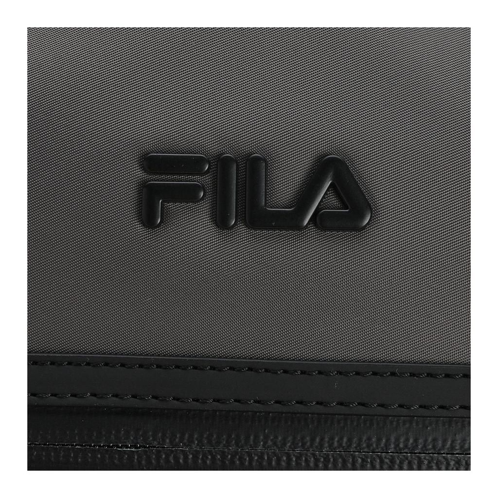 Fila Logo Fashion Casual Backpack Fabric Backpack Men Backpacks Lead-Gray F13M523102FDY
