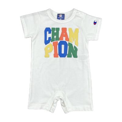 Short Sleeve Coverall Colorful Logo Baby Off White 70 [Champion]