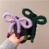 Plush Bow Hair Clip Large Duckbill Clip New Hair Accessory Fashion Women Hair Styling Barrette Elegant Headwear Hair Decoration