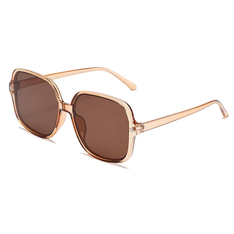 New Large Frame Rice Nail sunglasses Fashion Women's Outdoor Sunshade Sun Glasses Women Gradient Glasses UV400 Oculos De Sol