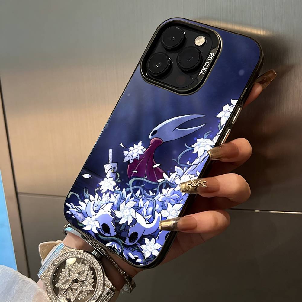 

H-Hollow- K-Knight -S-Silksong Phone Case For IPhone17 16 11 12 13 14 15 16 Pro Max Plus Cover Colored Silver Funda Bumber iPhone15promax