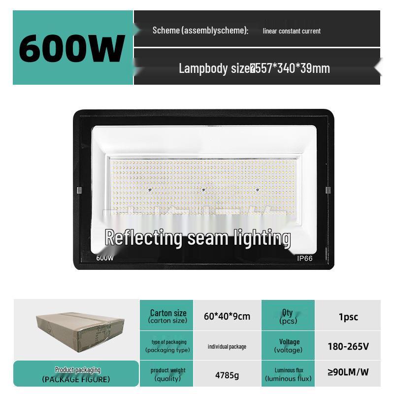 100W Little Apple LED Floodlight - Waterproof Outdoor Light with IP66 Protection