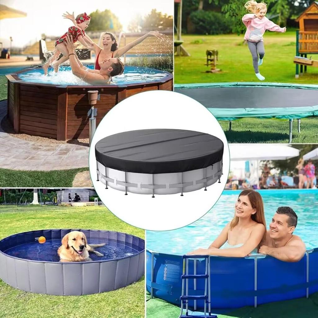 Waterproof Outdoor Pool & Pet Tub Dust Cover with Sunscreen Protection