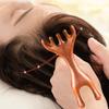 Handmade Sandwood Hair Comb And Face Massager Wide Tooth Comb For Scalp Health And Relaxation