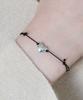 Alleun Silver 925 Friendship Heart Knot Thin Silver Bracelet