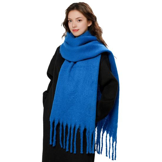 Women Scarf Extra Large Blanket Shawl Wrap Solid Color Oversized Thickened Winter Warm Shawl Wrap Cold Weather Accessory