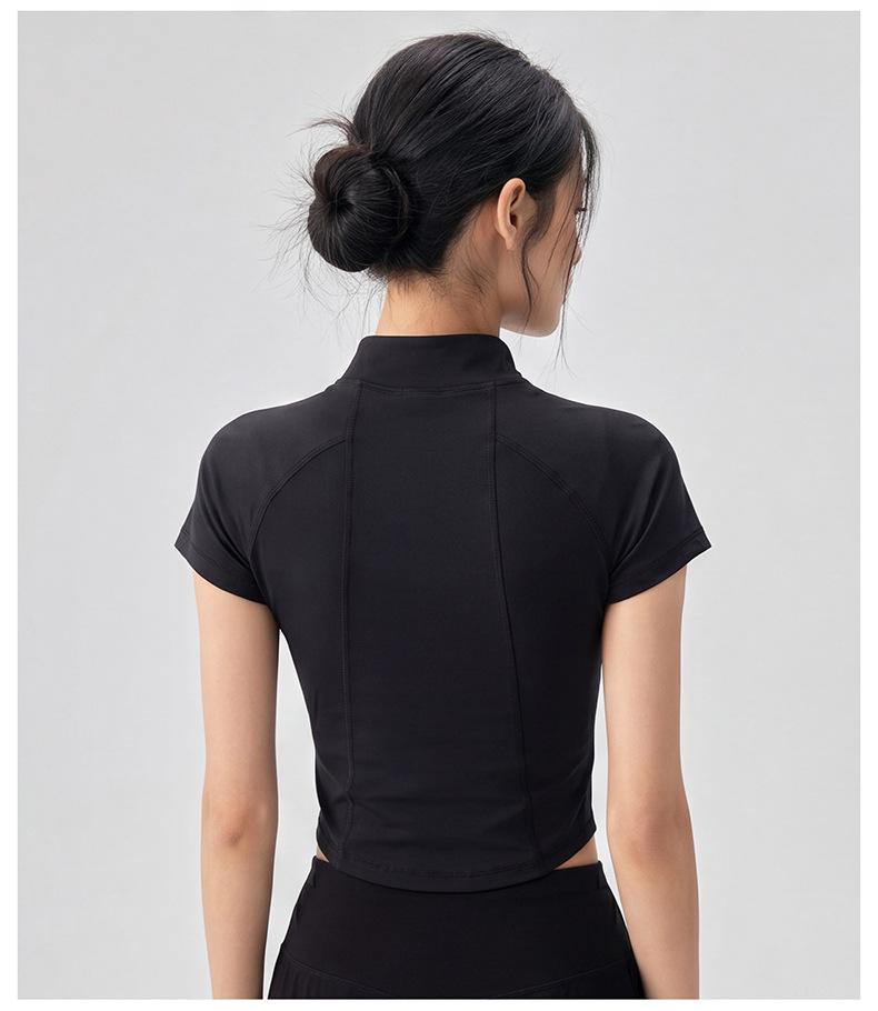 Damen 2026 Schnelltrocknendes Kurzarm Yoga & Pilates T-Shirt