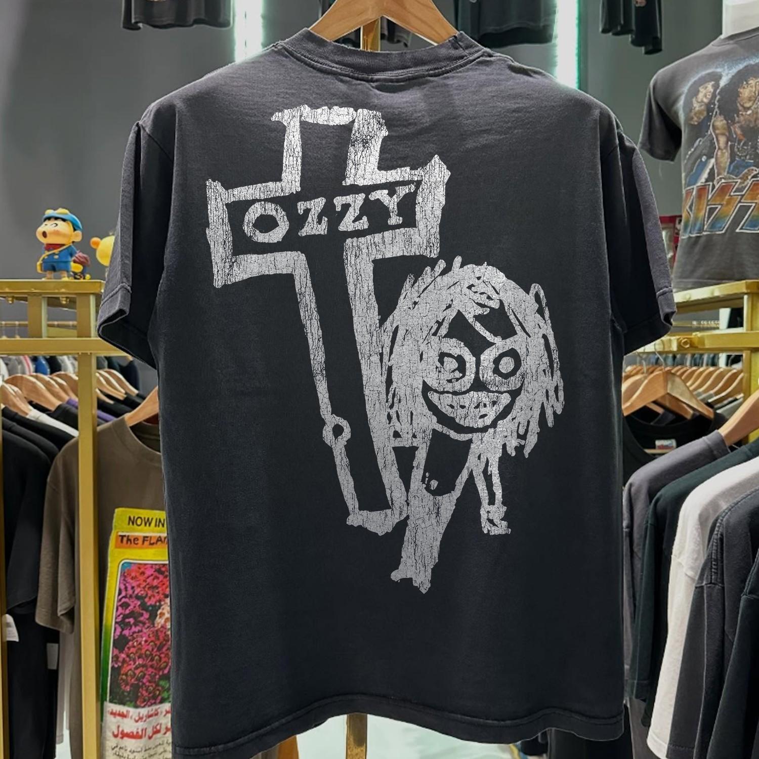 1995 Ozzmosis Ozzy Osbourne Aged T-Shirt Black L S