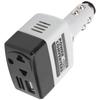 12V 24V Mobile Power Converter USB Auto Charger for Mobile Phone Charging Black