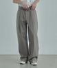 Ladeuedisyeon Belted Pintuck Chino Pants_Gray