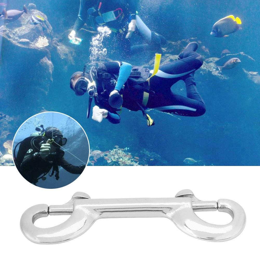 KEEP DIVING316 Edelstahl Doppelend-Tauchkarabiner für BCD