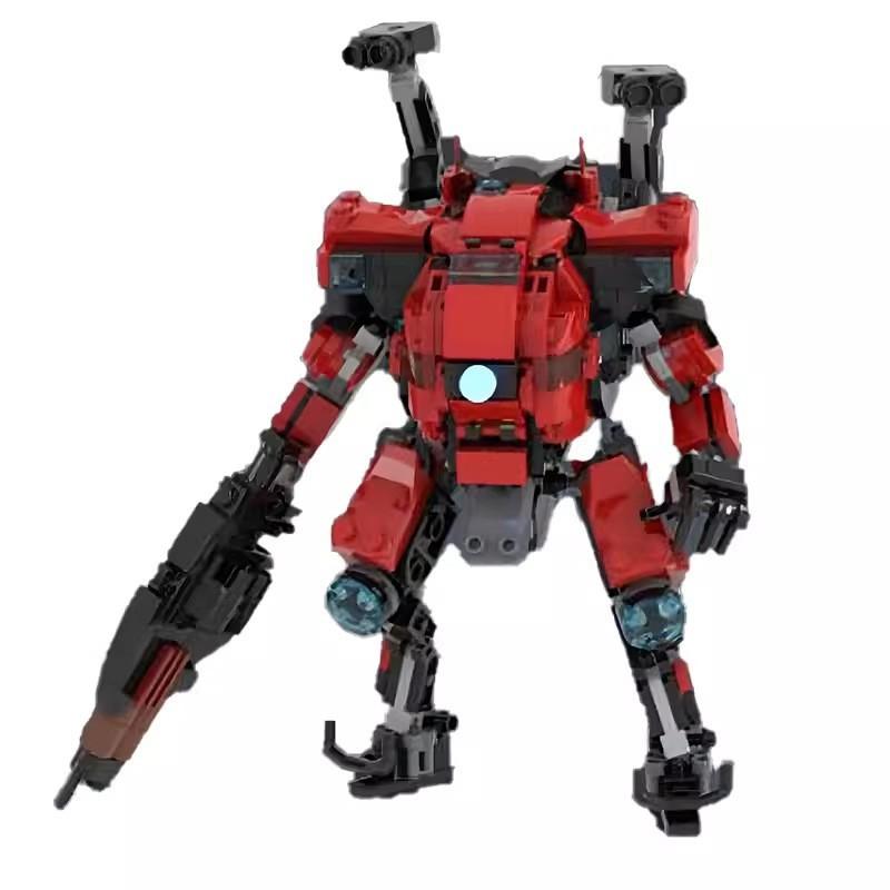 M-166487 Titanfall 2 Imperial Mecha, Compatible With Lego Figure Puzzle Boy Assembled Building Block Gift