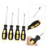 SAFIGLE Office Staple Removal Tool with Double Prong Manual Nail Removal Pry Bar Staple Puller 4-Piece Head, Tool, Remover,