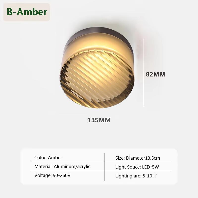 Nordic LED Ceiling lights Waterproof Wall lamp For  Bathroom Balcony Bedroom Entrance Indoor lighting Glass ceiling Lamp