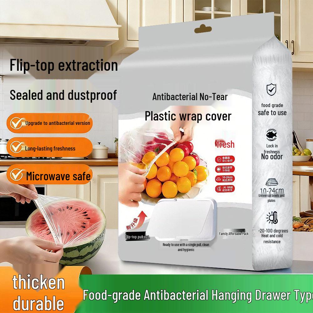Disposable Elastic Food Sealing Film: Dustproof & Insect-Proof Kitchen Cover