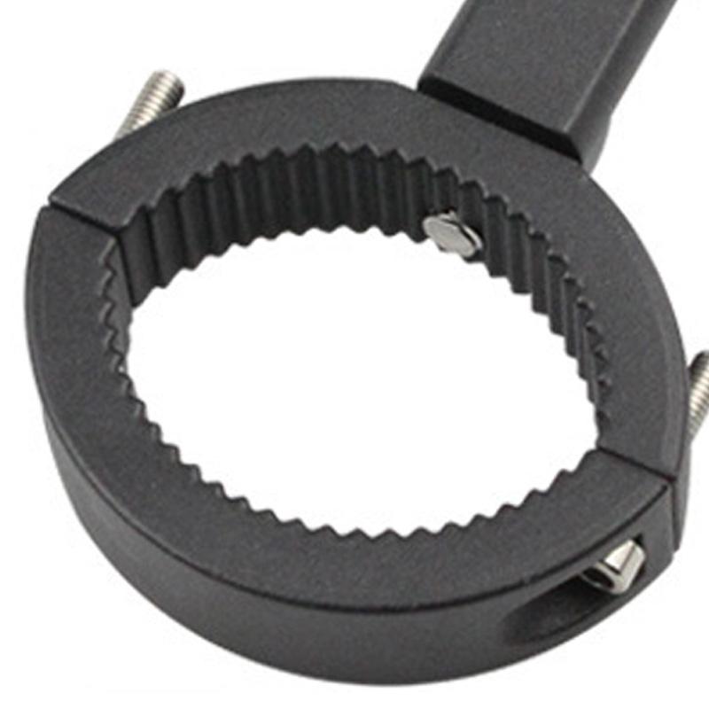 Motorcycle Light Bar Clamp Mount Bracket Bright Black Shockproof Oxidation Process Rubber Rustproof for Motorbike