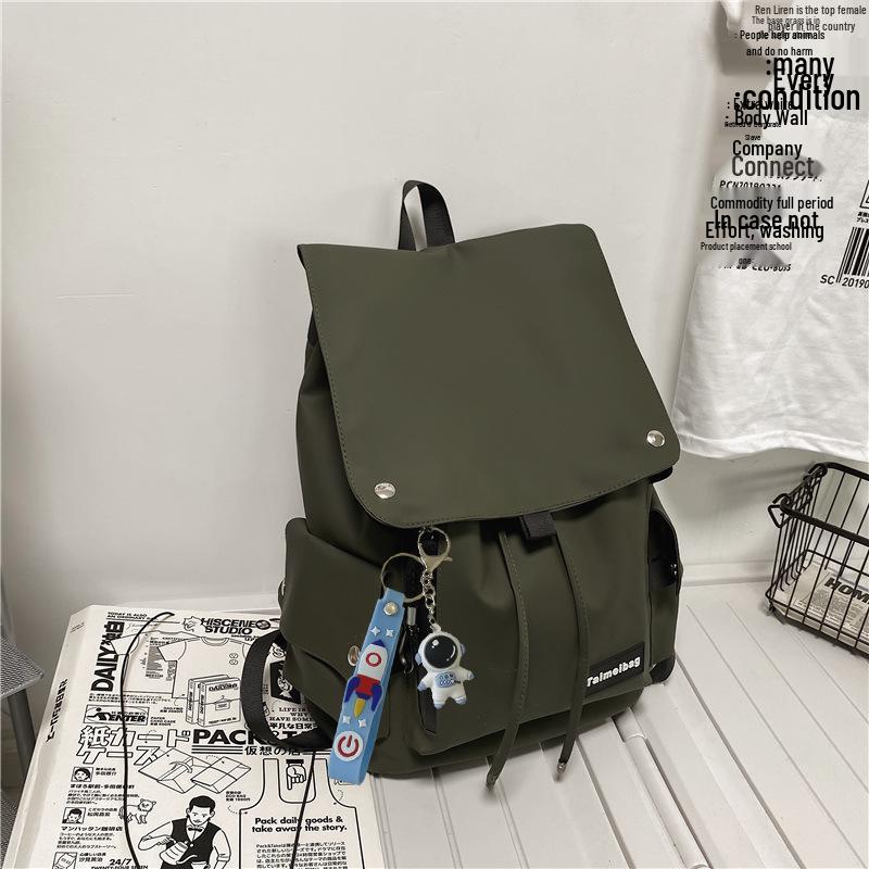 Japanese Style Trendy Large Capacity Schoolbag for Girls, High School Students, and Leisure Travel Backpack for Women and Men