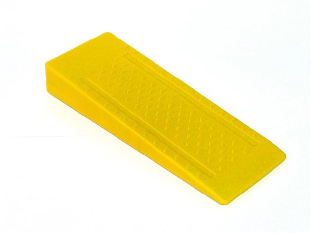 Tree Felling Wedge Low Reinforced 17X2.5Cm Yellow Strong