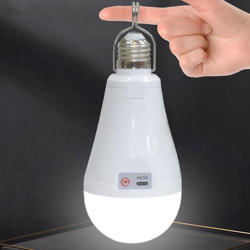 Flicker-Free Led Bulb Light Portable 20W 30W Emergency Bulb Courtyard Outdoor Bulb Power Failure Emergency