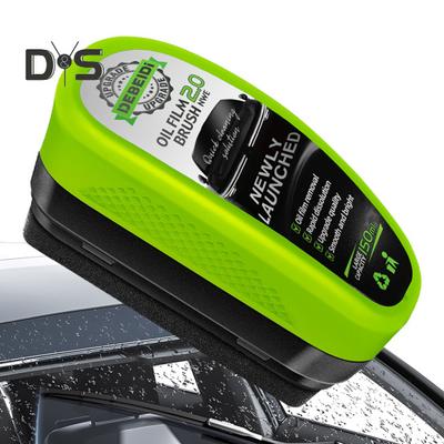 Car Glass Oil Film Cleaning Brush Windshield Cleaner with Ergonomic Handle Windshield Maintenance Cleaning Brush