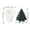 Weihnachtsbaumformen für Basteln 3D Baumförmige Heimwerkerform Silikon Kerzen Bastelform Handwerksform für handgemachte Kerze