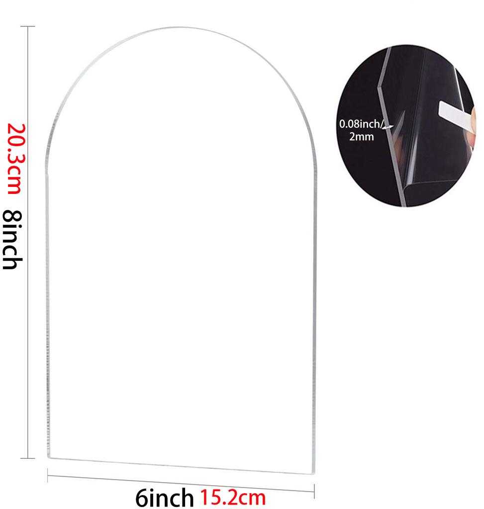 Wholesale Clear Acrylic Sheet Acrylic Panel Cast Board for Picture Frame Glass Replacement, DIY Projects, Craft, Painting,Sign