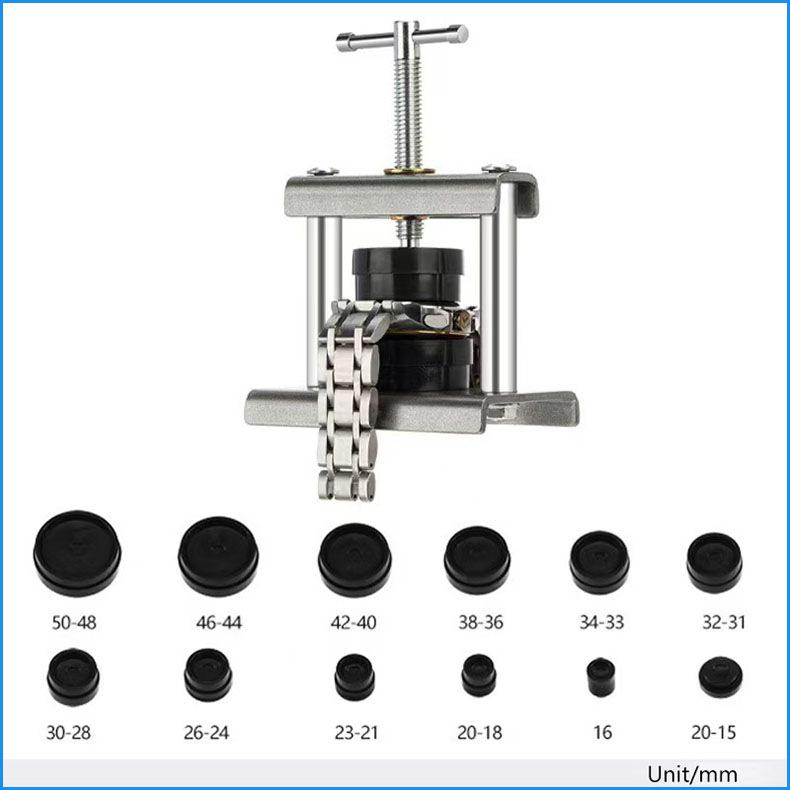 Benchtop Watch Press: Metal Tool for Mechanical & Quartz Watch Battery Cover Replacement