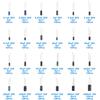 240pcs Aluminum Electrolytic Capacitor Electrolytic Capacitors Kit 24Value Range 0.1uF-1000uF Capacitors Assortment Kit