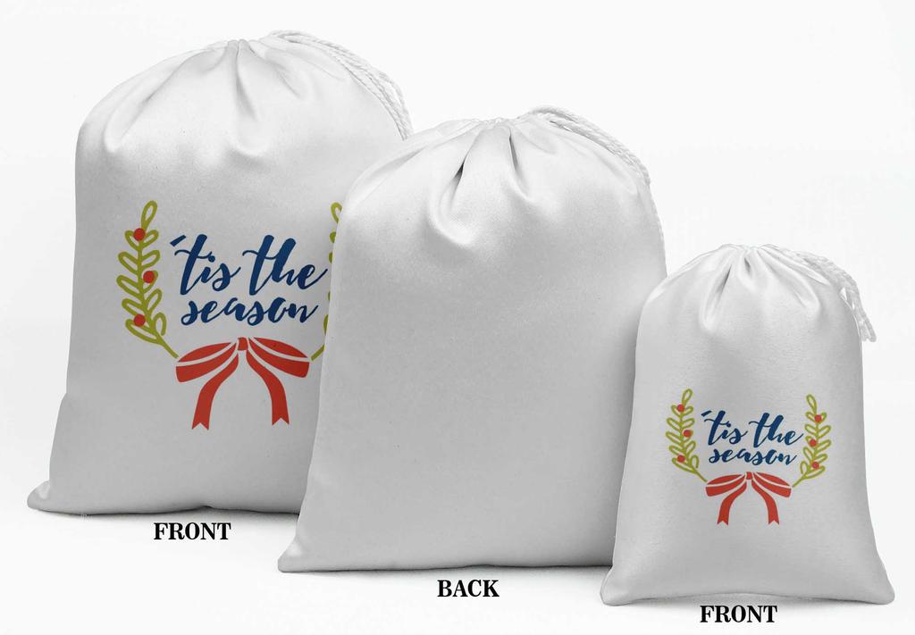 Darling Souvenir Blue House & Tree Christmas Party Supplies Gift Pouches Favor Candy Bags 15