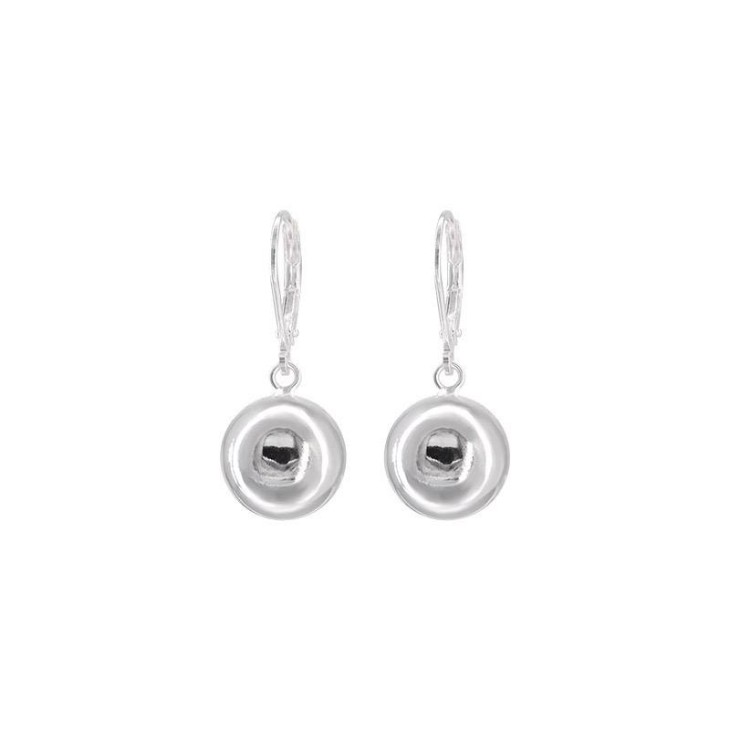 925 Silver Earrings Gold Color Ball for Women Sexy Fashion Jewelry Gift Party Wedding Trendy Pendientes