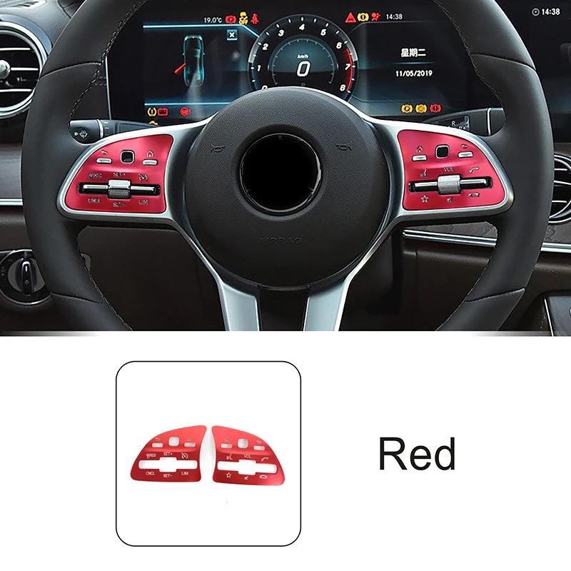 Aluminium Alloy Car Console Steering Wheel Button Panel Sequ Trim For Mercedes Benz W167 X167 X247 W247 X253 W213 W205 W177