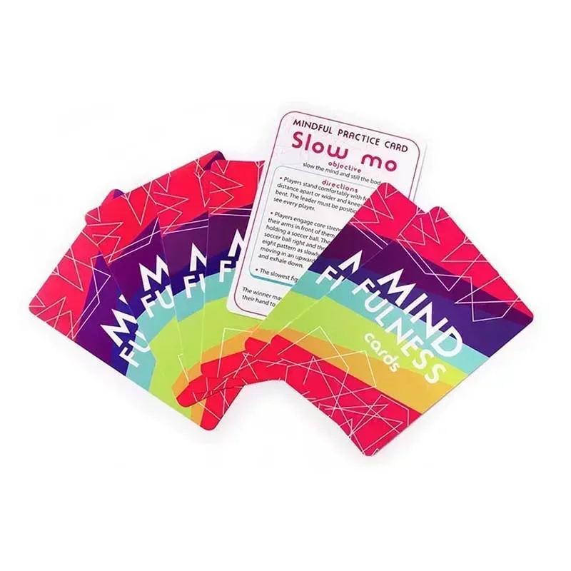 Mindfulness Therapy Card Game: English Tabletop Game for Family Gatherings