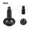 Pack of 2 for Jeep Wrangler 2007-2018 Extra Long Black 6pcs Hard Top Torx Screws