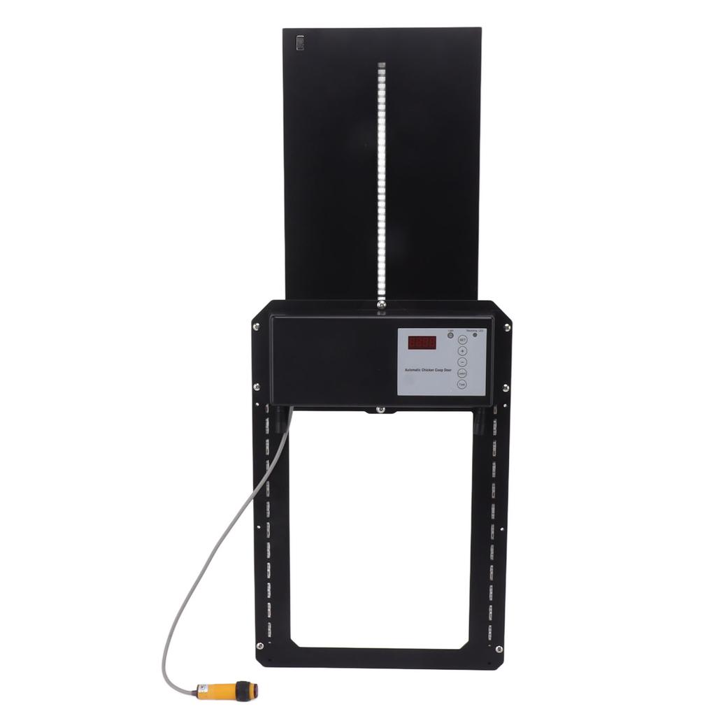 Light Sense Chicken House Door LED Panel IP44 3 In 1 Infrared Anti Clip Automatic Chicken Coop Door