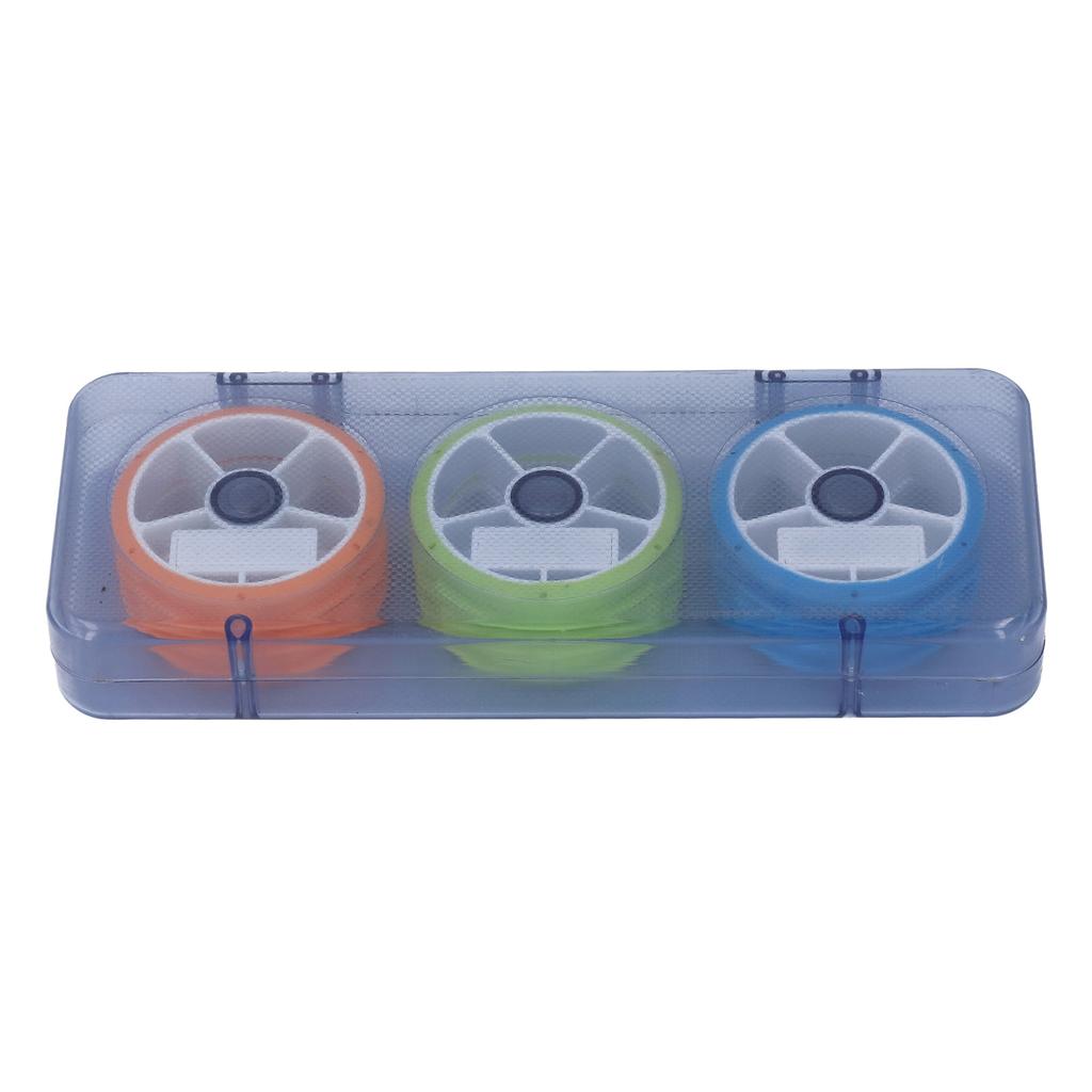 Suporturi de Depozitare pentru Fir de Pescuit 6 Buc Multifuncțional Portabil Tamburi de Spumă Carcasă Suport pentru Fire de Pescuit Cârlige și Plumbi