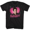Twilight Saga Edward Babygirl Hearts Adult T-Shirt Vampire Romance Vintage Style Graphic Tees